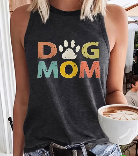 DOG MOM tank top